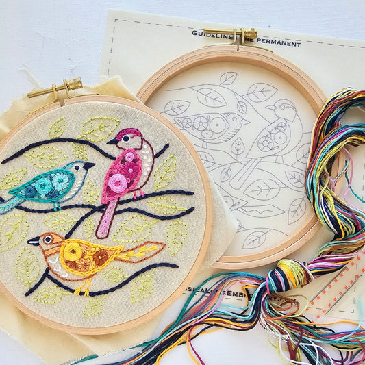 Birds of a Feather Embroidery Kit