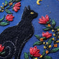 "Stargazer" Black Cat Embroidery Pattern (PDF)