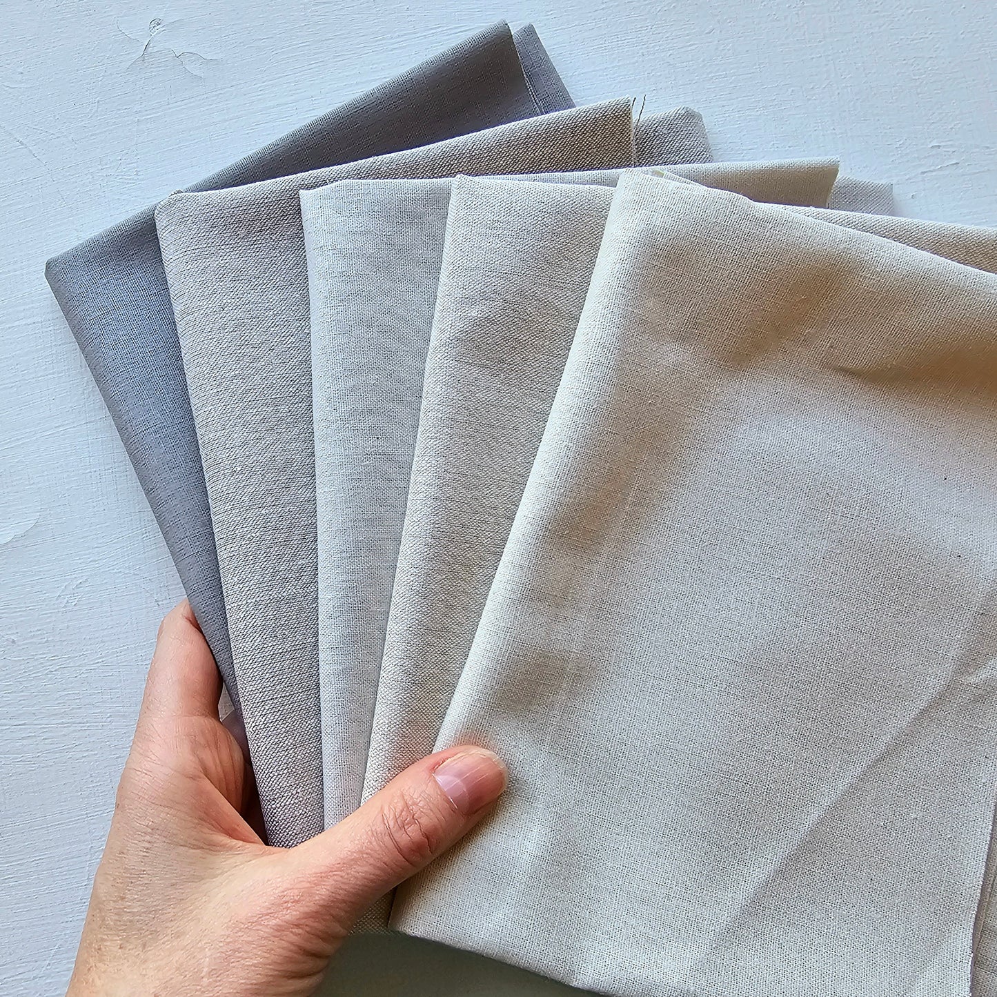 Essex Linen Blend Fabric Bundle: Rustic