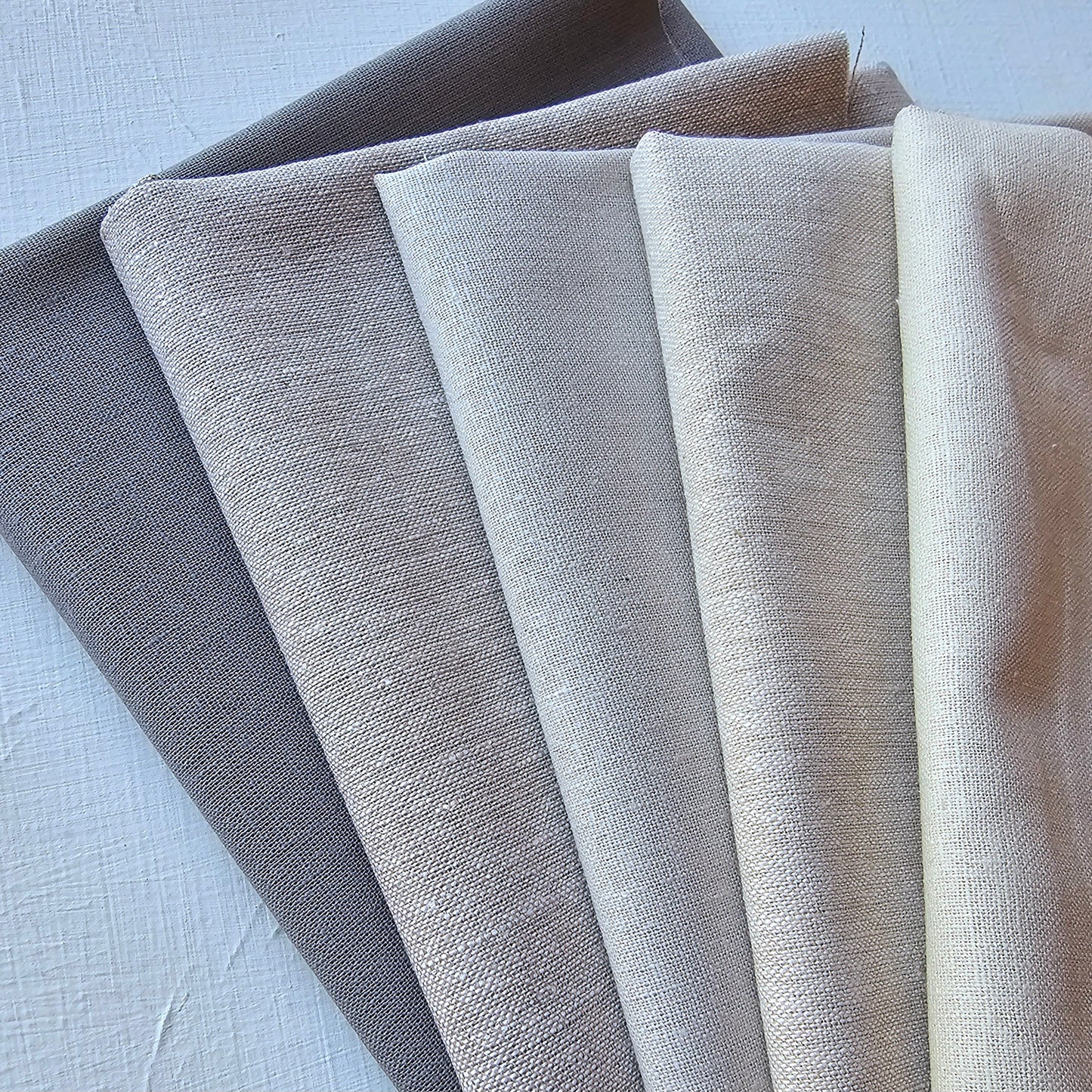 Essex Linen Blend Fabric Bundle: Rustic