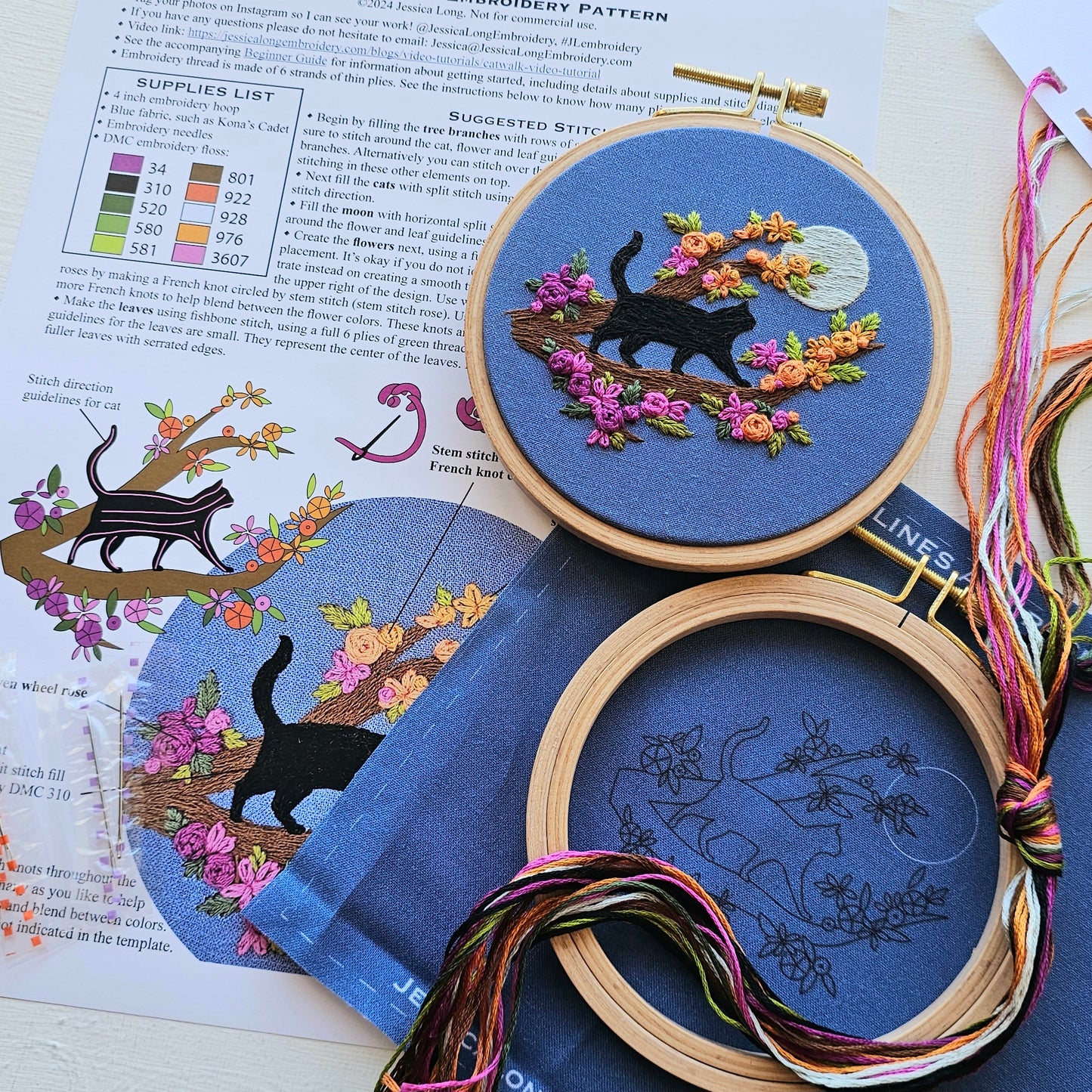 Mini Catwalk Embroidery Kit