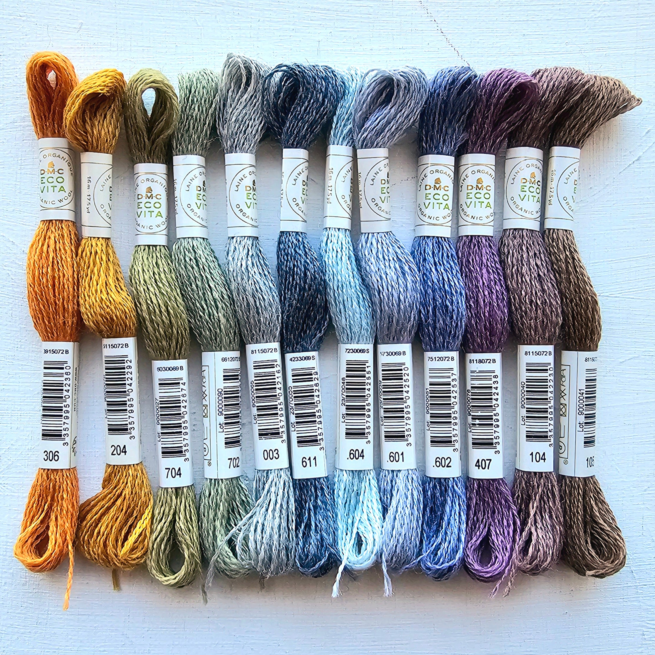 The Jessica Thread DMC Eco Vita Wool Thread Bundle: Earthy – Jessica Long Embroidery
