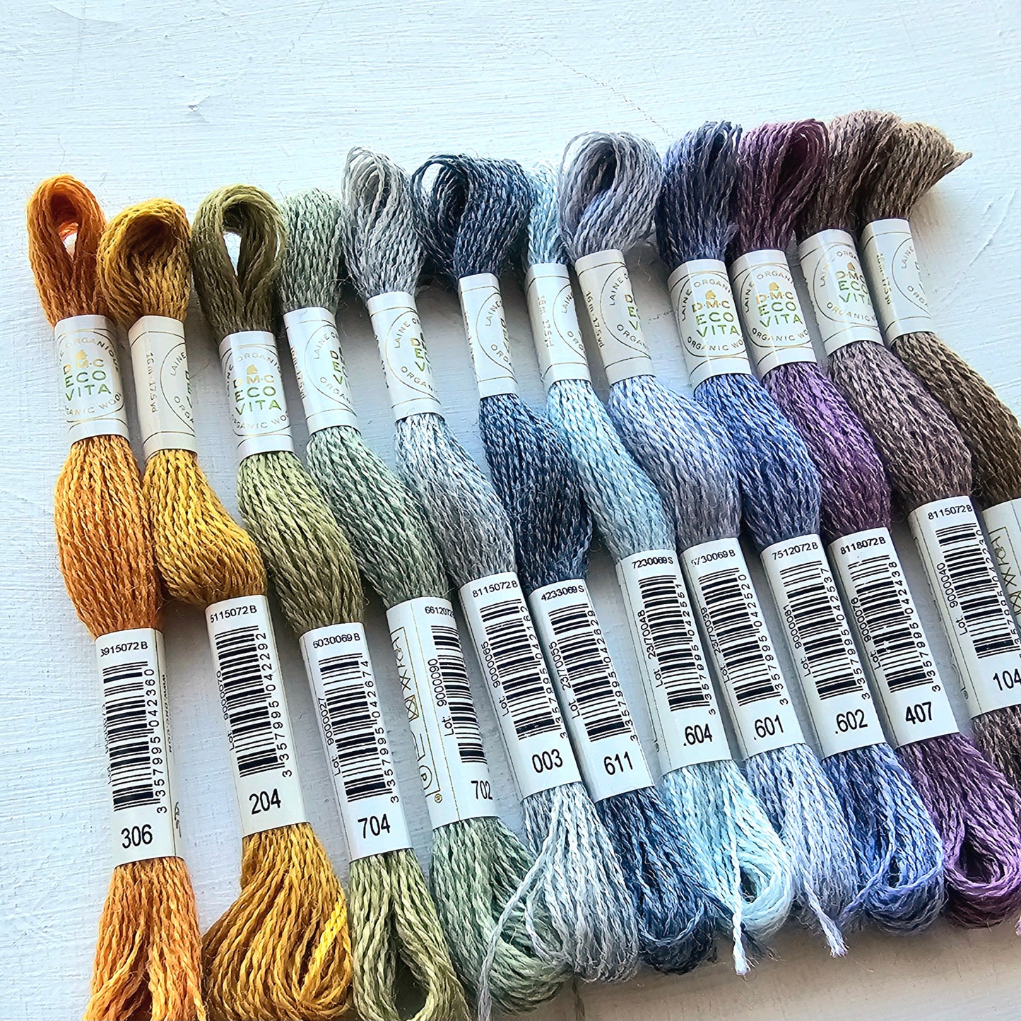 DMC Eco Vita Wool Thread Bundle: Earthy