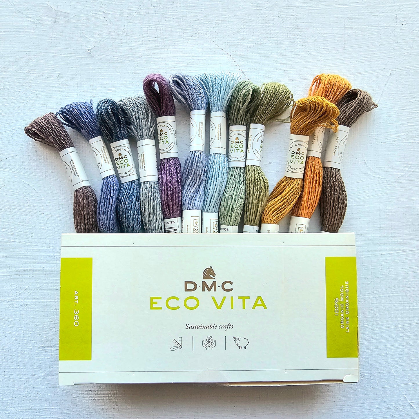 DMC Eco Vita Wool Thread Bundle: Earthy