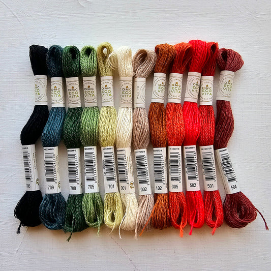 DMC Eco Vita Wool Thread Bundle: Rose Bouquet