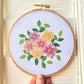 Lacy Flowers Embroidery Kit