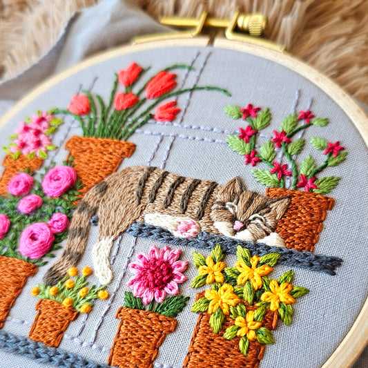 Catnap Printed Fabric