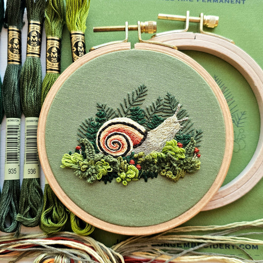 Magic Snail Embroidery Kit