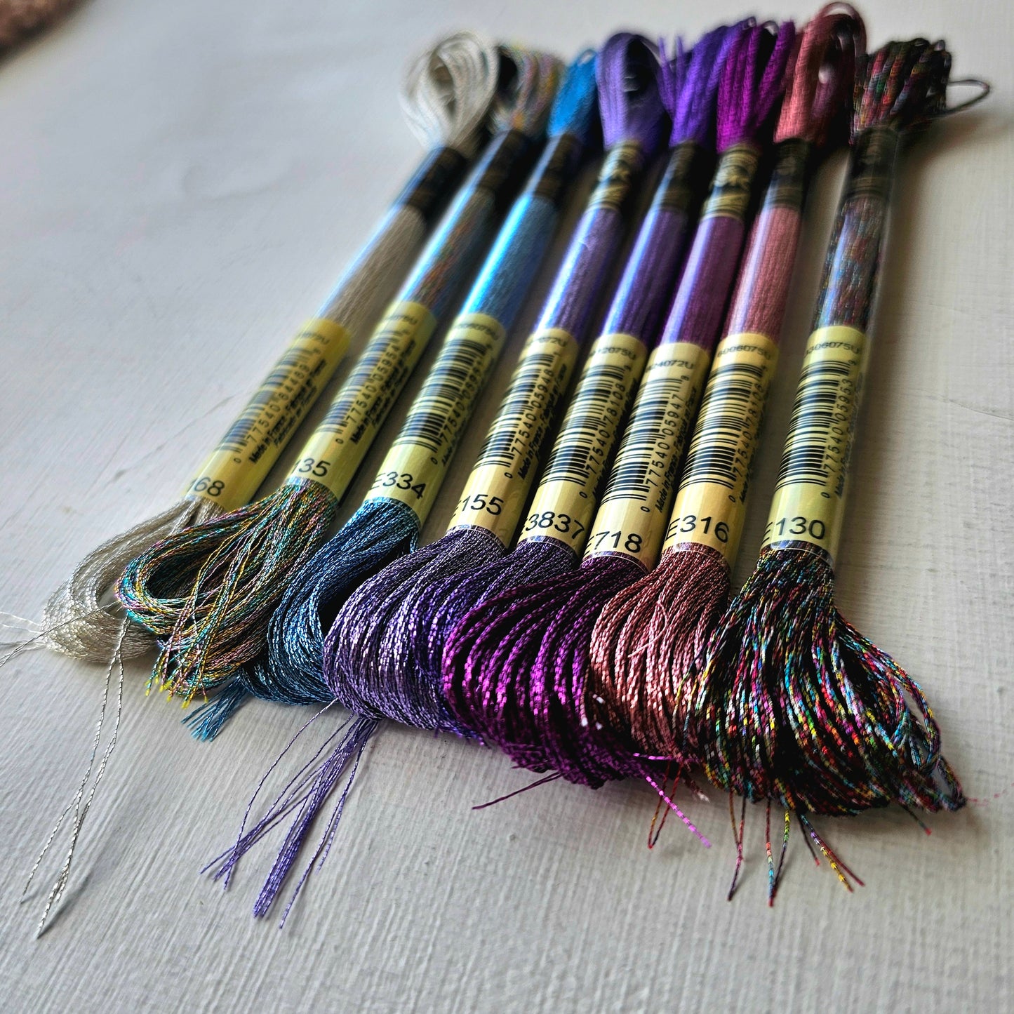 Shimmer Metallic DMC Floss Bundle