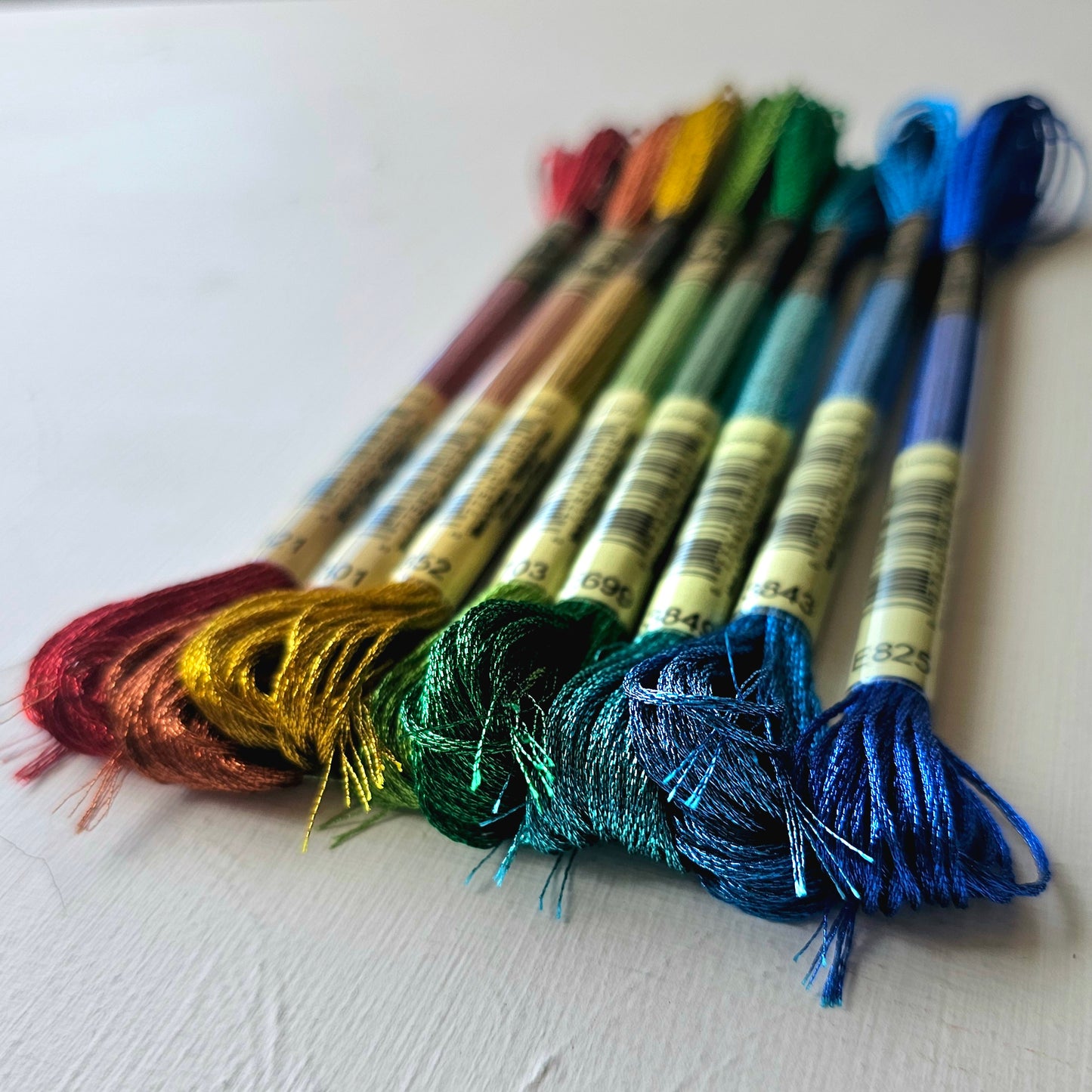 Primary Metallic DMC Floss Bundle
