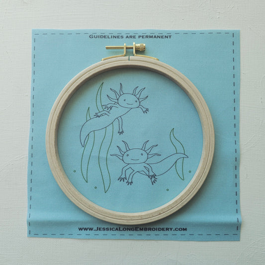 Axolotl Printed Fabric