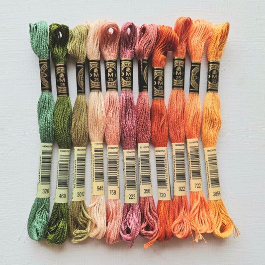 Prairie Sunset DMC Floss Bundle