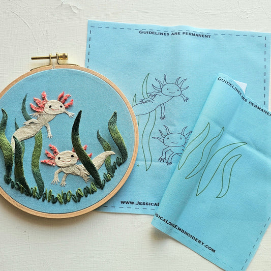 Axolotl Printed Fabric