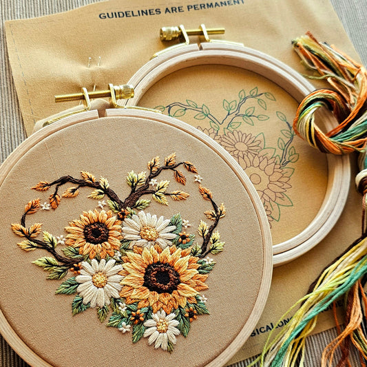 Fall in Love Embroidery Kit