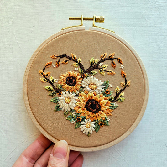 Fall in Love Embroidery Pattern (PDF)