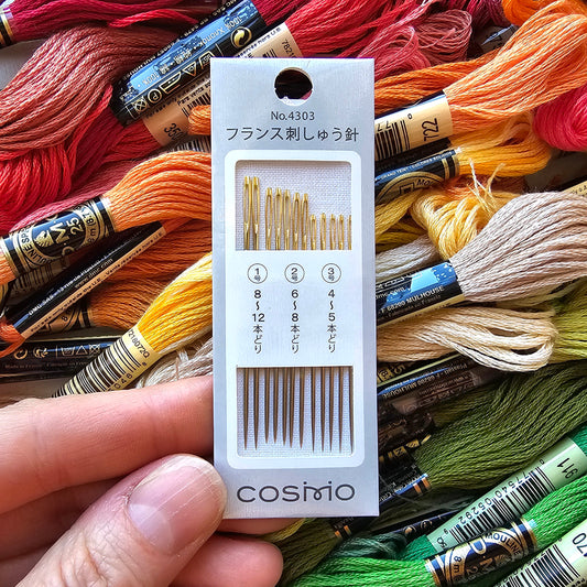 Lecien Cosmo Embroidery Needles (1-3)