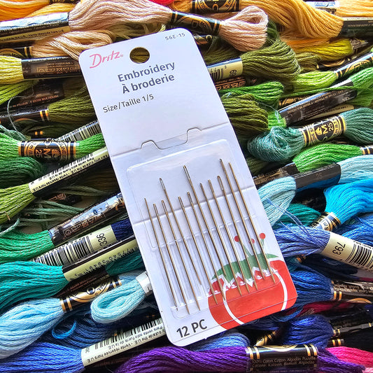 Assorted (1/5) Dritz Embroidery Needles