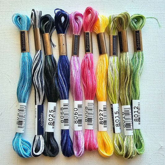 Coastal Florals Cosmo Floss Bundle