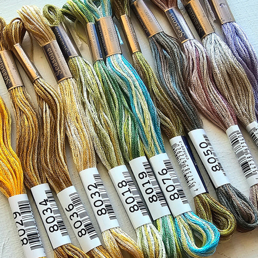Earthy Colors Cosmo Floss Bundle
