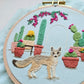 Kit Fox Embroidery Kit