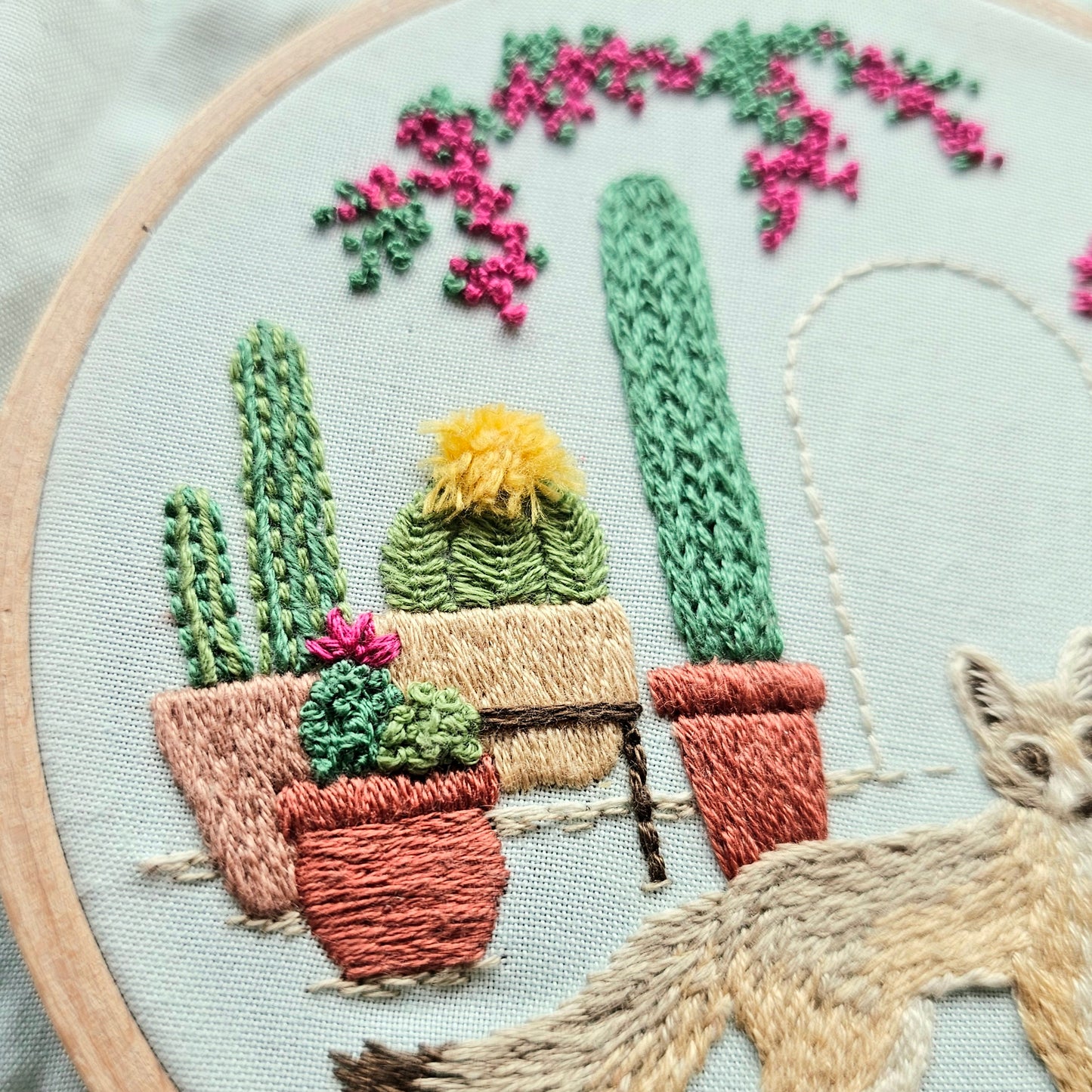 Kit Fox Embroidery Pattern (PDF)