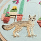 Kit Fox Embroidery Pattern (PDF)