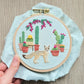 Kit Fox Embroidery Kit