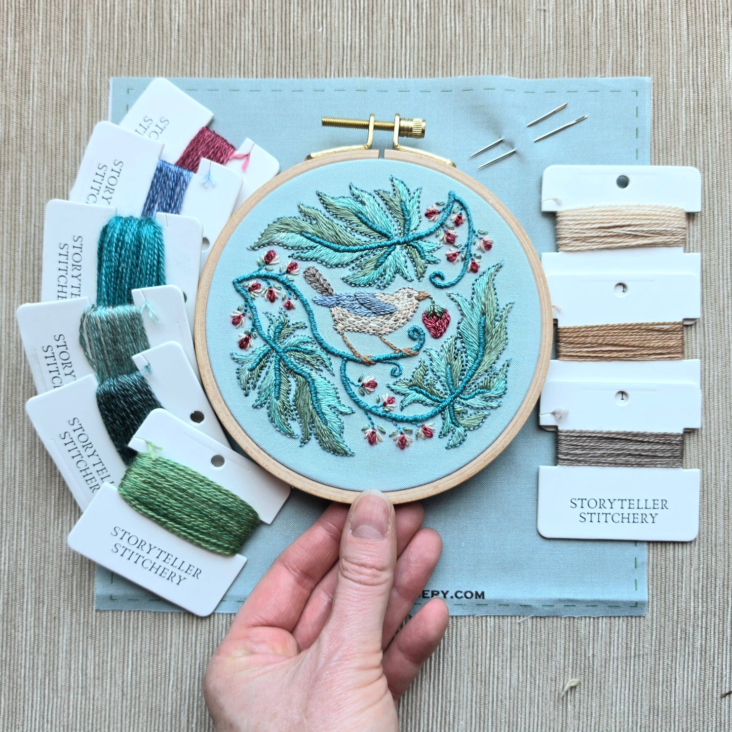 Song of The Garden Bandit Embroidery Kit