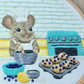 The Muffin Mouse Embroidery Kit