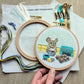 The Muffin Mouse Embroidery Kit