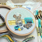 The Muffin Mouse Embroidery Kit