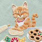 Christmas Cookie Cat Embroidery Pattern (PDF)
