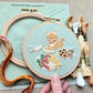 Christmas Cookie Cat Embroidery Kit