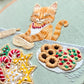 Christmas Cookie Cat Embroidery Pattern (PDF)