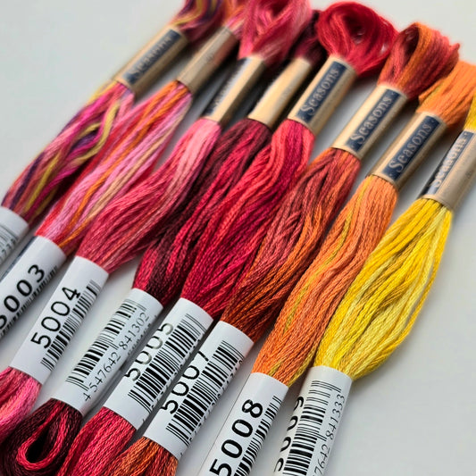 Warm Rainbow Seasons Floss Bundle