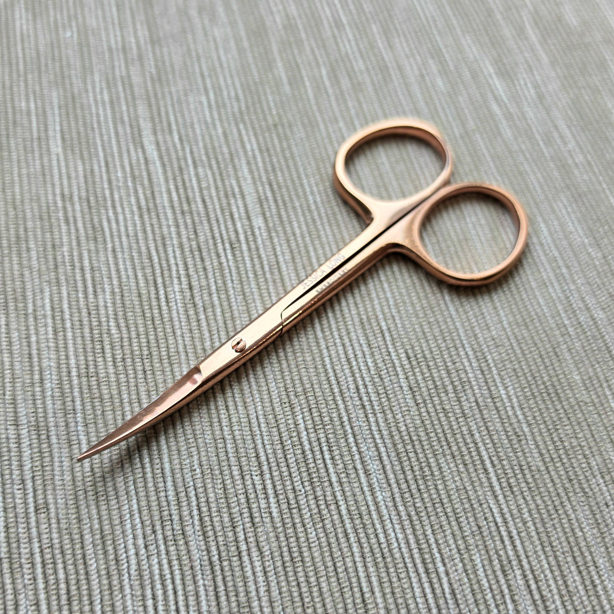 Copper Curved-Tip Embroidery Scissors