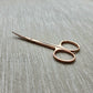 Copper Curved-Tip Embroidery Scissors