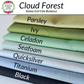 Kona Cotton Fabric Bundle: Cloud Forest