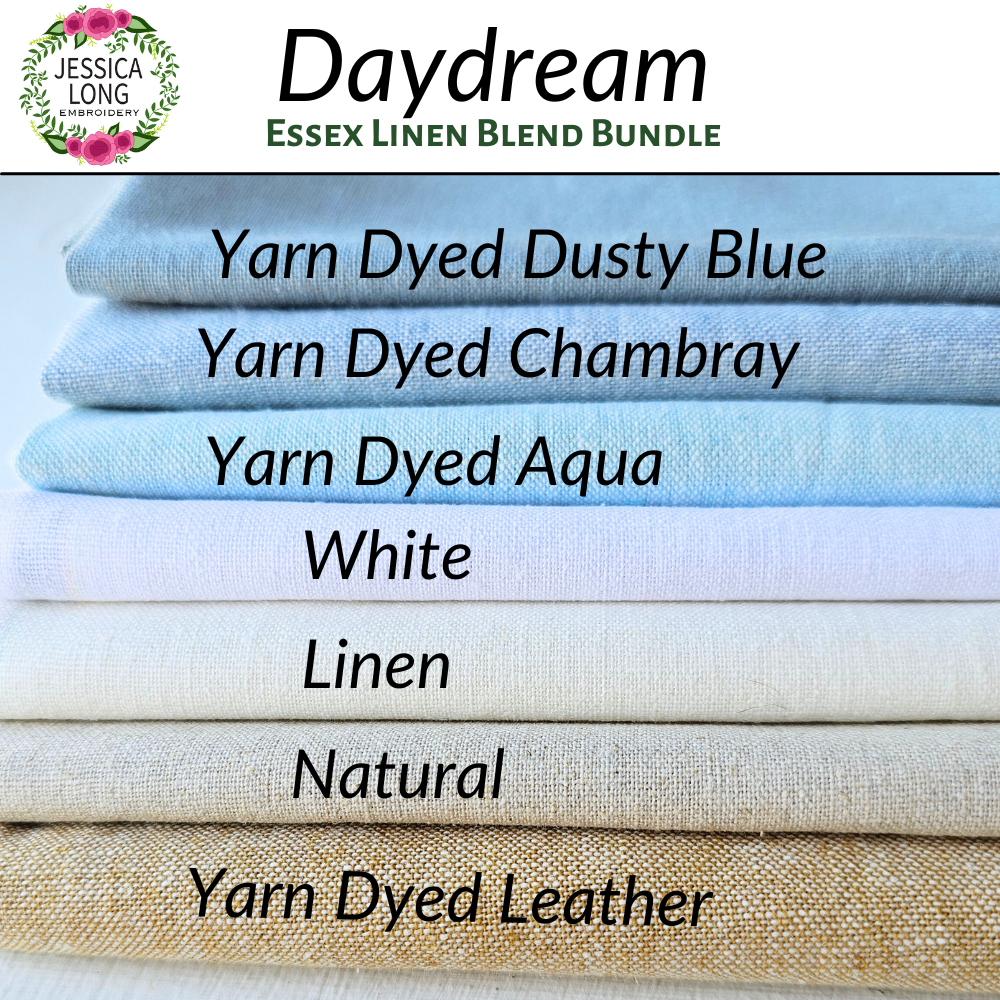 Essex Linen Blend Fabric Bundle: Daydream