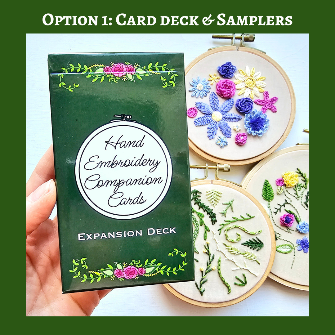 Hand Embroidery Companion Cards: Expansion Deck – Jessica Long Embroidery