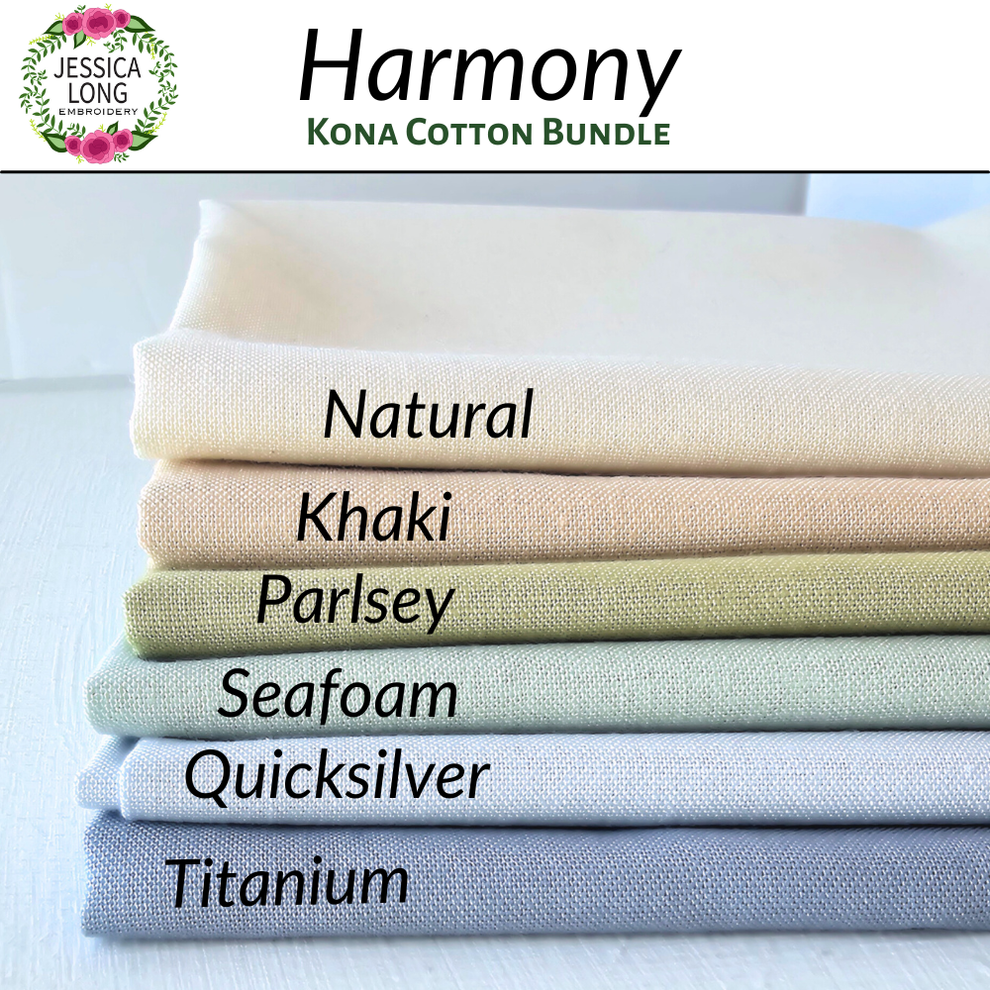 kona tiger lily fabric Kona Cotton Fabric Bundle: Harmony
