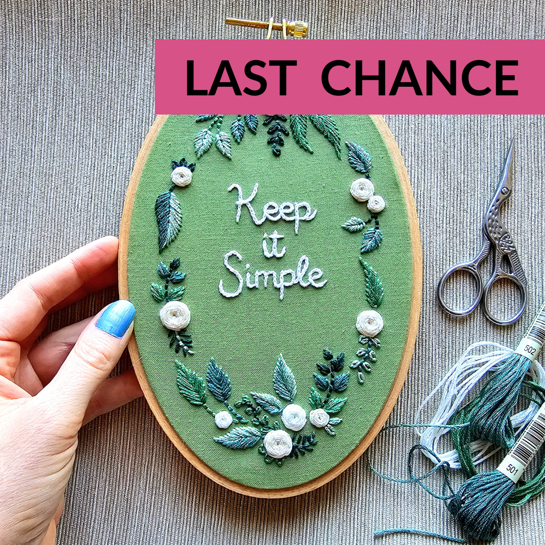 Keep it Simple Embroidery Kit