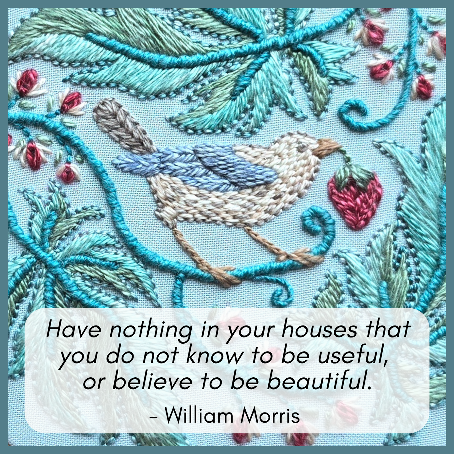 Song of The Garden Bandit Embroidery Kit