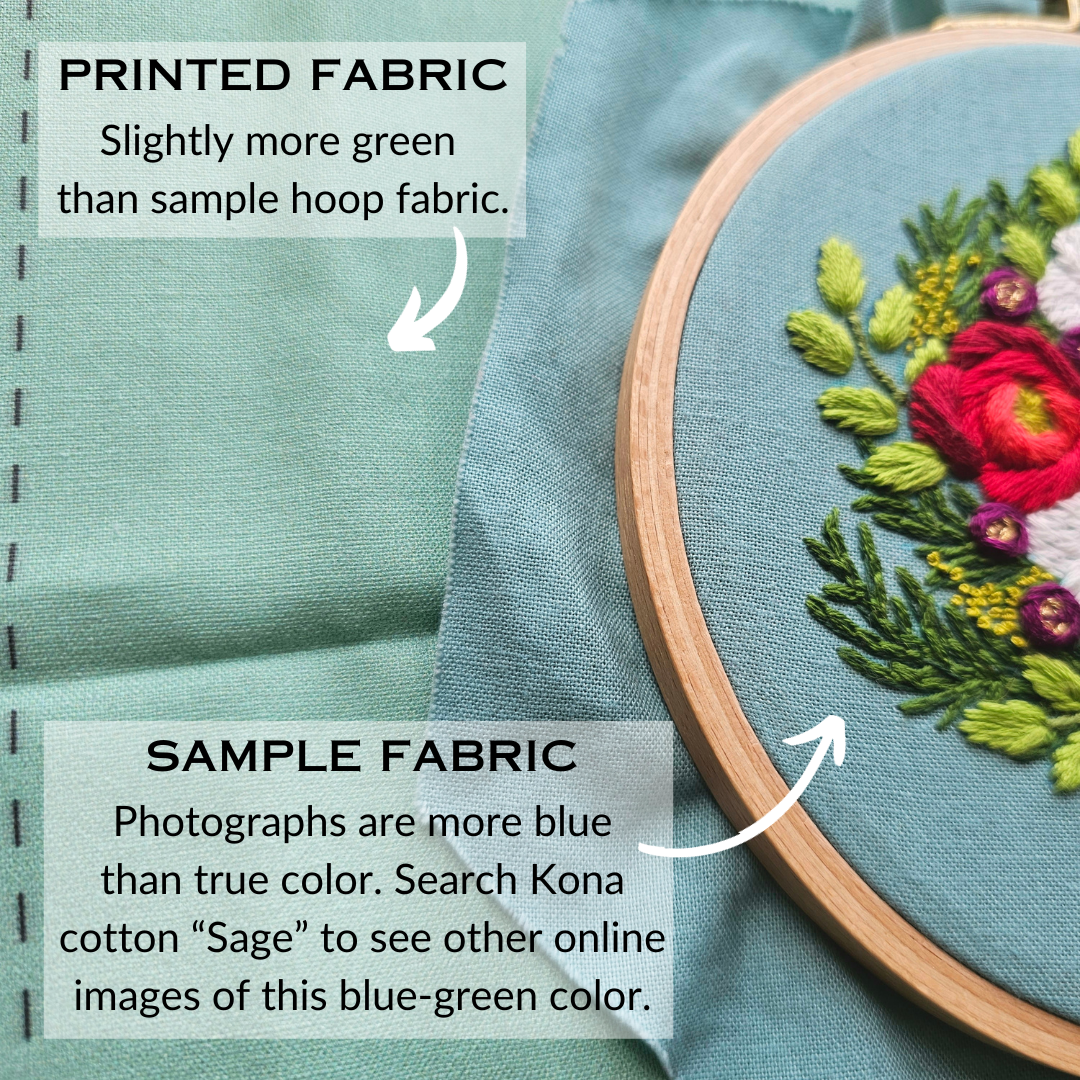 Festive Flora Embroidery Kit