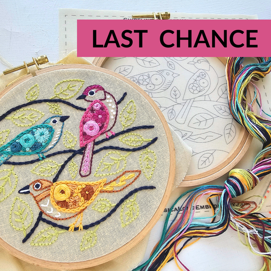 Birds of a Feather Embroidery Kit