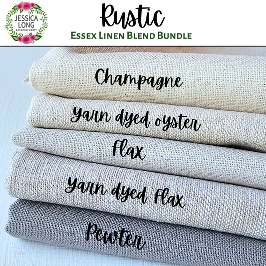 Essex Linen Blend Fabric Bundle: Rustic