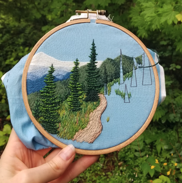 Happy Trails Embroidery Kit