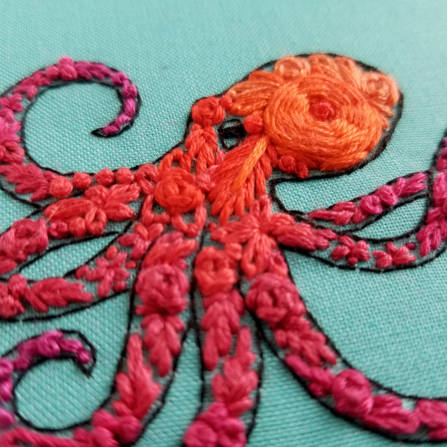 Pacific Octopus Embroidery Pattern (PDF)