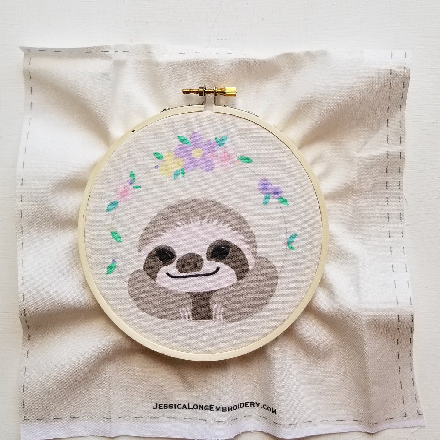 Sloth Printed Fabric