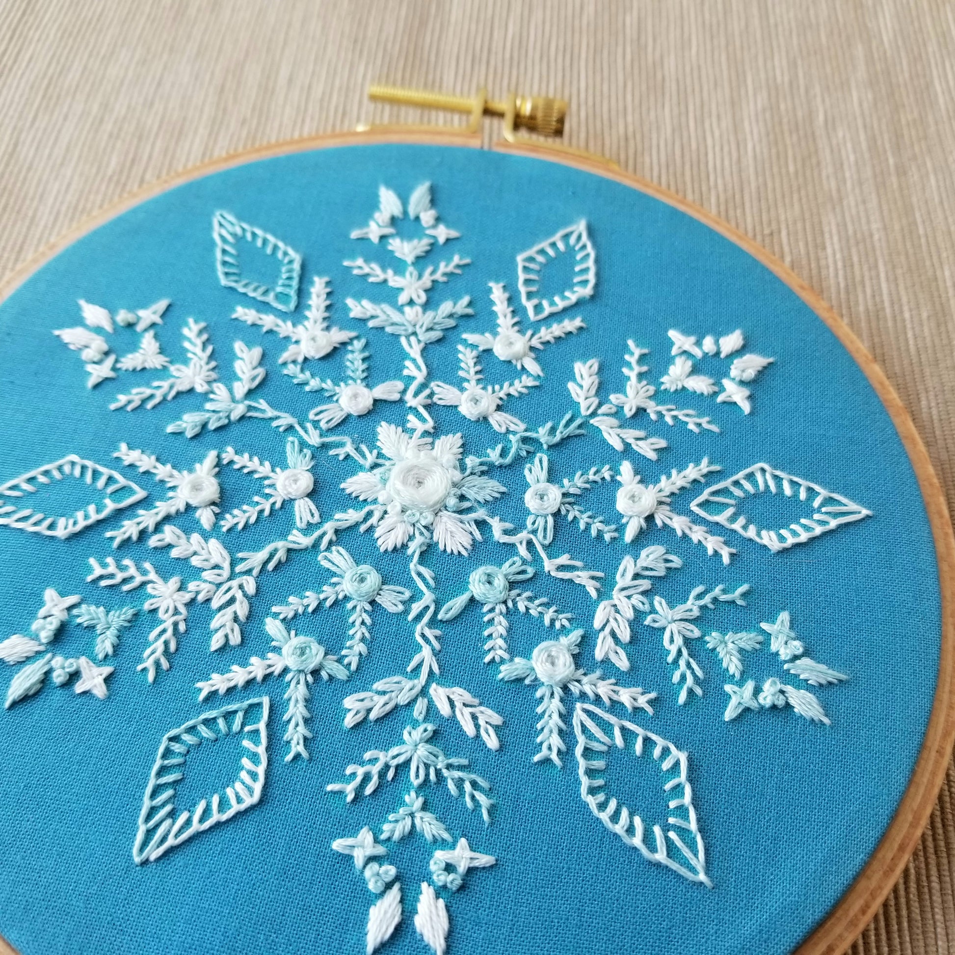 Mini Snowflake Sampler Embroidery Kit – Jessica Long Embroidery